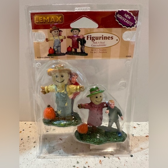 Halloween Village‎ Accessories Set Scarecrow Pumpkins Ghost Lemax, Spooky Hollow - Picture 11 of 16